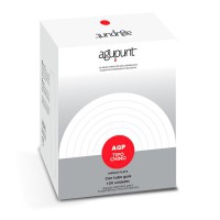 Aiguille d'acupuncture Agupunt - Manche argenté avec guide, emballage individuel en papier (100 unités)